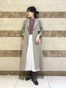 「BONVO（ボンボ）のアイテム」を使った、HIRANOさん（レディース・150cm）の秋コーディネート