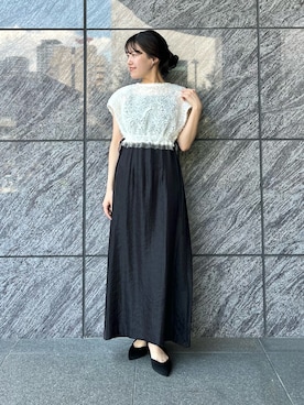 「アイテム（ドレス）」を使った、HIRANOさん（レディース・150cm）の夏コーディネート