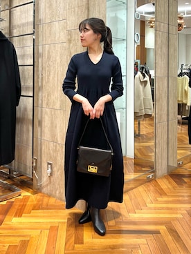 「アイテム（ワンピース/ドレス）」を使った、HIRANOさん（レディース・150cm）の秋コーディネート