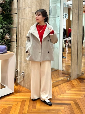 「アイテム（その他アウター）」を使った、HIRANOさん（レディース・150cm）の冬コーディネート