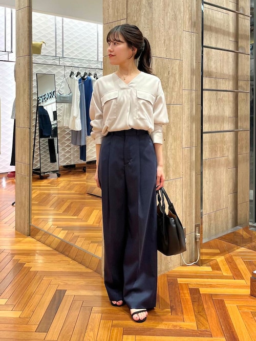 新品未使用　アーバンリサーチロッソワイドパンツ URBAN RESEARCH ROSSO（アーバンリサーチロッソ）の「テンセル