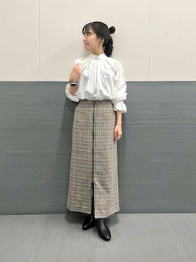 「オフィスカジュアル」｜HIRANOさん（レディース・150cm）の秋コーディネート
