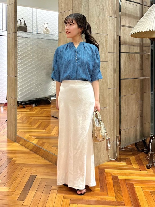 URBAN RESEARCH｜【予約】リネン混ロングスカート | Rakuten