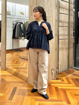 「F by ROSSO（エフバイロッソ）のアイテム」を使った、HIRANOさん（レディース・150cm）の秋コーディネート