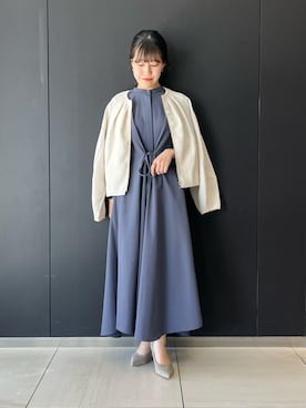 「入学式」｜「アイテム（ブルゾン）」を使った、HIRANOさん（レディース・150cm）の春コーディネート
