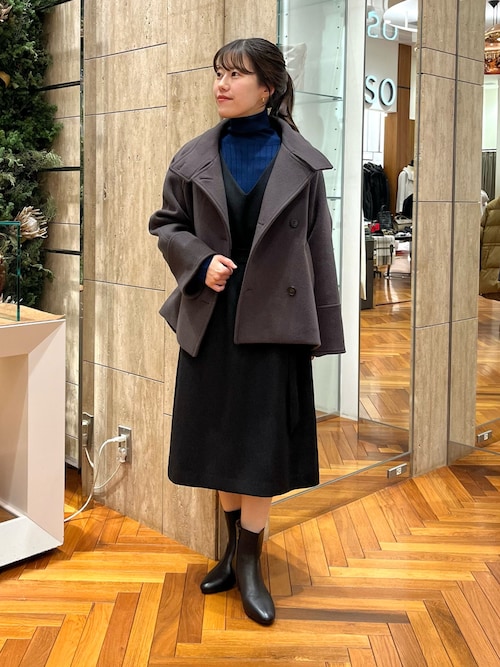 セール】エクストラファインリブタートルニット（ニット/セーター