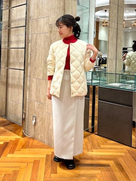 「アイテム（ダウンジャケット/コート）」を使った、HIRANOさん（レディース・150cm）の秋コーディネート