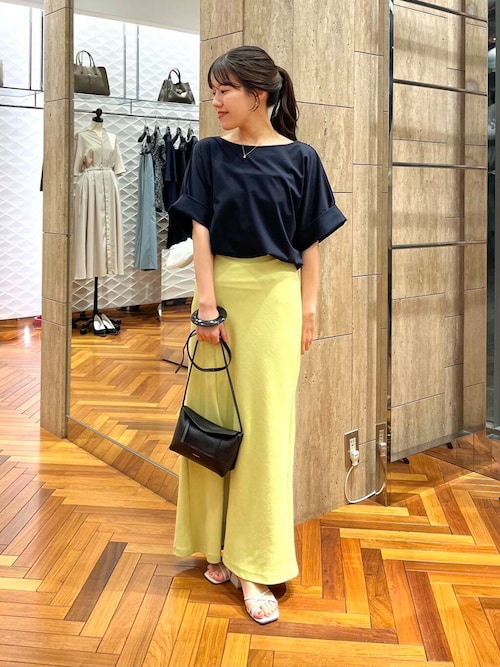 ロロピアーナ　リネンスカート　40 ロロピアーナ リネンスカート 40