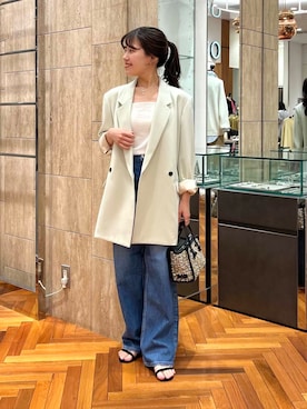 「春コート」｜「アイテム（その他アウター）」を使った、HIRANOさん（レディース・150cm）の冬コーディネート