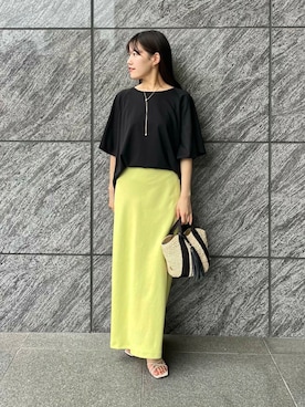 「URBAN RESEARCH ROSSO WOMEN（アーバンリサーチ　ロッソ）のアイテム」を使った、HIRANOさん（レディース・150cm）の夏コーディネート