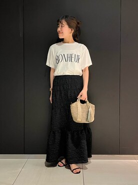 「Marilyn Moon（マリリンムーン）のアイテム」を使った、HIRANOさん（レディース・150cm）の春コーディネート