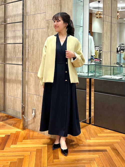 セール】UVカットトリプルクロスショートコート（ノーカラージャケット