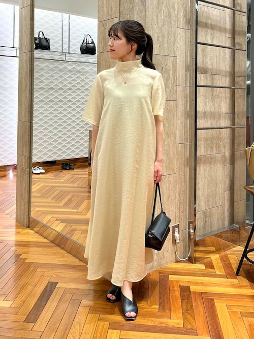kaene カエン　ワンピースドレス　イエロー　秋冬　アーバンリサーチ　長袖 kaene カエン ワンピースドレス イエロー 秋冬 アーバンリサーチ