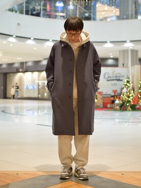 「Champion（チャンピオン）のアイテム（その他パンツ）」を使った、しおやんさん（メンズ・180cm）の秋コーディネート