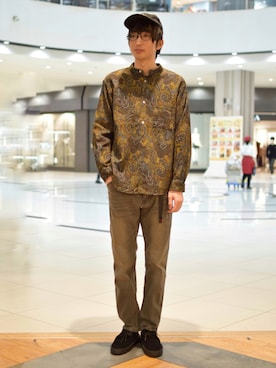 「Gramicci（グラミチ）のMountain Pants（その他パンツ）」を使った、しおやんさん（メンズ・180cm）の秋コーディネート