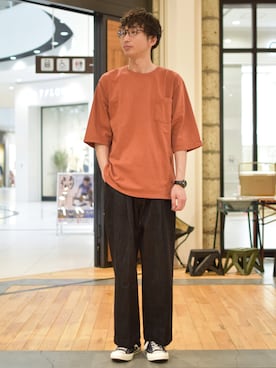 「Goodwear(Since1983)（グッドウェア）のアイテム」を使った、しおやんさん（メンズ・180cm）の夏コーディネート