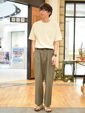 「TIMEX（タイメックス）のアイテム（腕時計）」を使った、しおやんさん（メンズ・180cm）の夏コーディネート
