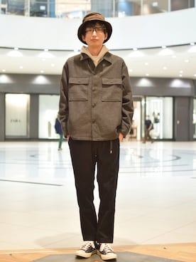 「PENDLETON（ペンドルトン）のアイテム（その他アウター）」を使った、しおやんさん（メンズ・180cm）の秋コーディネート