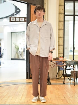 しおやんさん（メンズ・180cm）の夏コーディネート