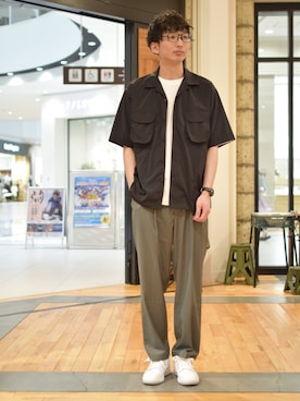 しおやんさん（メンズ・180cm）の夏コーディネート