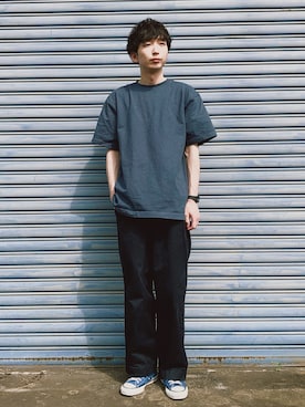 「CAMBER（キャンバー）のアイテム」を使った、しおやんさん（メンズ・180cm）の夏コーディネート