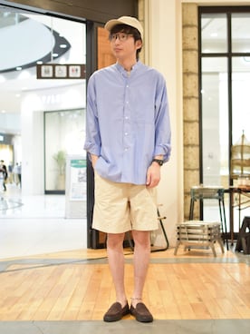 しおやんさん（メンズ・180cm）の夏コーディネート