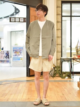 「BURLAP OUTFITTER（バーラップアウトフィッター）のアイテム」を使った、しおやんさん（メンズ・180cm）の夏コーディネート
