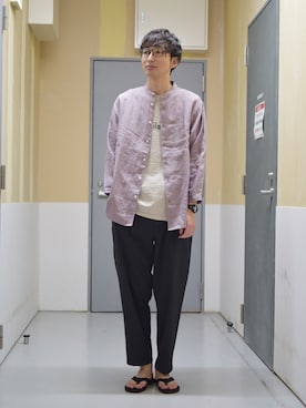 しおやんさん（メンズ・180cm）の夏コーディネート
