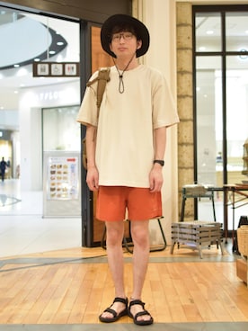 「CAMBER（キャンバー）のアイテム」を使った、しおやんさん（メンズ・180cm）の夏コーディネート