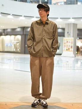 しおやんさん（メンズ・180cm）の秋コーディネート