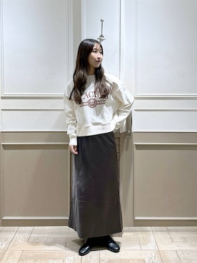 「アイテム（スウェット）」を使った、katoooさん（レディース・163cm・20代）の秋コーディネート