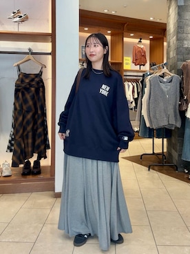 「アイテム（スウェット）」を使った、katoooさん（レディース・163cm・20代）の夏コーディネート