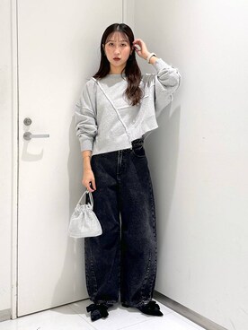 「アイテム（スウェット）」を使った、katoooさん（レディース・163cm・20代）の秋コーディネート