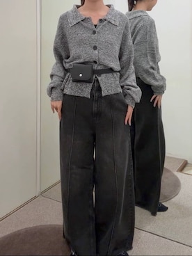 「LOWRYS FARM（ローリーズファーム）のアイテム」を使った、かとぅーさん（レディース・163cm）の春コーディネート