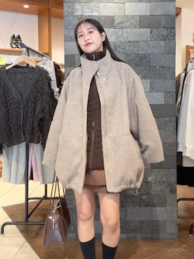 「アイテム（モカシン/デッキシューズ）」を使った、katoooさん（レディース・163cm・20代）の秋コーディネート