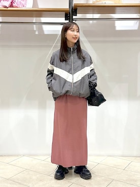 「アイテム（ブルゾン）」を使った、katoooさん（レディース・163cm・20代）の春コーディネート