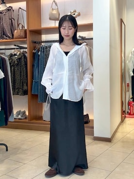 「アイテム（スマホグッズ）」を使った、katoooさん（レディース・163cm）の夏コーディネート