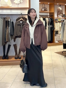 「アイテム（その他アウター）」を使った、katoooさん（レディース・163cm・20代）の秋コーディネート