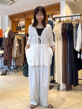 「アイテム（トップス）」を使った、katoooさん（レディース・163cm・20代）の夏コーディネート