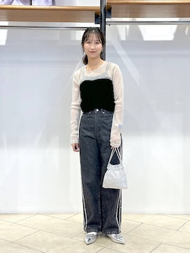 「アイテム（その他トップス）」を使った、katoooさん（レディース・163cm・20代）の夏コーディネート