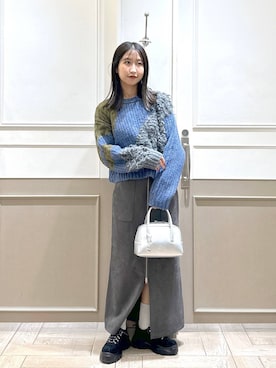 「高見え」｜「アイテム（モカシン/デッキシューズ）」を使った、katoooさん（レディース・163cm）の秋コーディネート