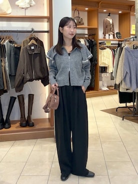 「アイテム（スウェットパンツ）」を使った、katoooさん（レディース・163cm・20代）の秋コーディネート