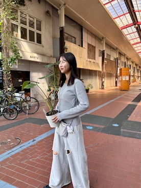 かとぅーさん（レディース・163cm）の春コーディネート