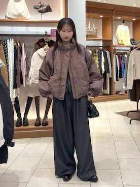 「アイテム（ブルゾン）」を使った、katoooさん（レディース・163cm・20代）の冬コーディネート