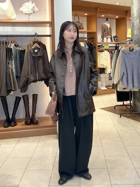 「アイテム（カバーオール）」を使った、katoooさん（レディース・163cm・20代）の秋コーディネート