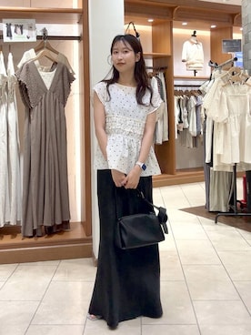 「アイテム（サンダル、ブルー系）」を使った、かとぅーさん（レディース・163cm）の夏コーディネート