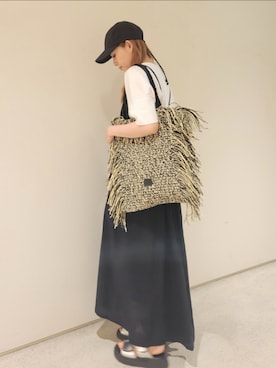 「アイテム（ワンピース/ドレス）」を使った、SHOKOさん（レディース・161cm）の夏コーディネート