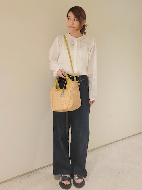 美品 マルコマージ かごバッグ グリーンレーベル別注 異素材切り替え レザー 美品 マルコマージ かごバッグ グリーンレーベル別注 異素材