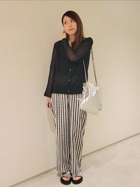 「アイテム（サンダル）」を使った、SHOKOさん（レディース・161cm）の夏コーディネート