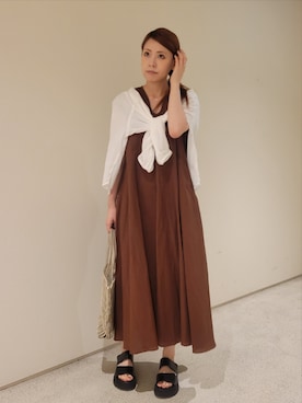 「collex（コレックス）のアイテム」を使った、SHOKOさん（レディース・161cm）の夏コーディネート